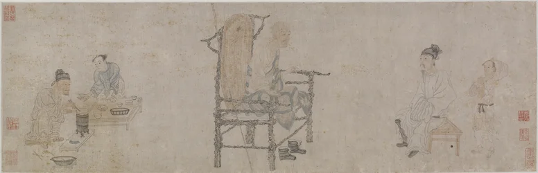 Xiao Yi obtenant le manuscrit de Lanting par ruse
